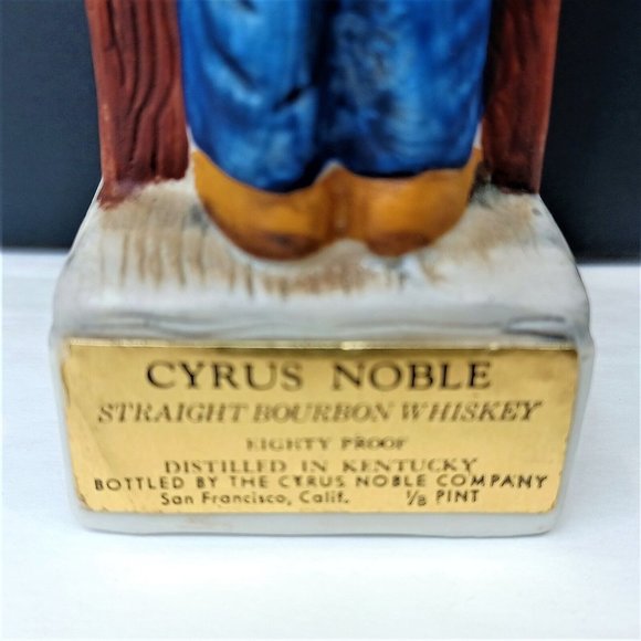 1974 Haas Bros Cyrus Noble Mine Assayer's Office 6"Whiskey Decanter Empty AS IS - Picture 5 of 9